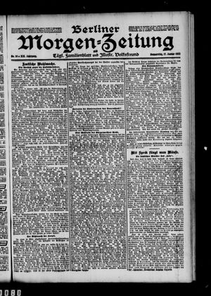 Berliner Morgen-Zeitung on Jan 17, 1907