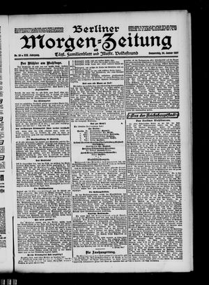 Berliner Morgen-Zeitung vom 24.01.1907