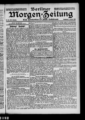 Berliner Morgen-Zeitung vom 02.02.1907