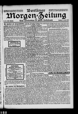 Berliner Morgen-Zeitung vom 03.02.1907
