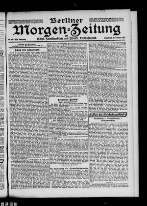 Berliner Morgen-Zeitung vom 16.02.1907