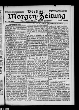 Berliner Morgen-Zeitung vom 17.02.1907