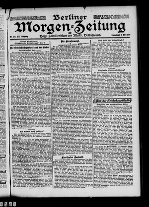 Berliner Morgen-Zeitung vom 02.03.1907