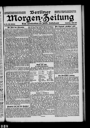 Berliner Morgen-Zeitung vom 07.03.1907