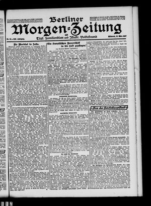 Berliner Morgen-Zeitung vom 13.03.1907