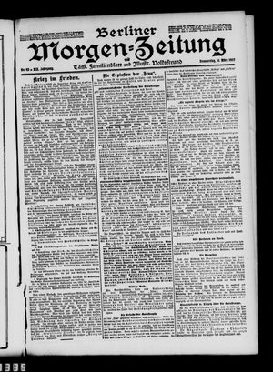 Berliner Morgen-Zeitung vom 14.03.1907