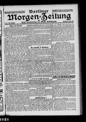 Berliner Morgen-Zeitung vom 26.03.1907