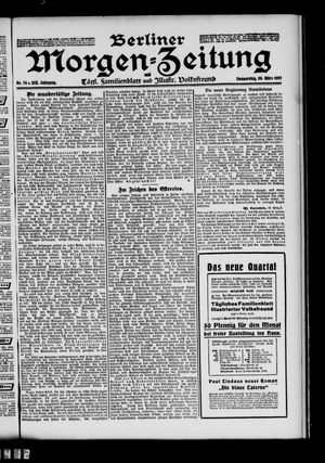 Berliner Morgen-Zeitung vom 28.03.1907