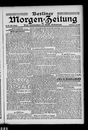 Berliner Morgen-Zeitung vom 06.07.1907