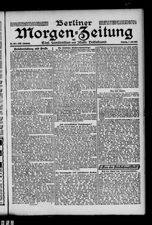 Berliner Morgen-Zeitung vom 07.07.1907