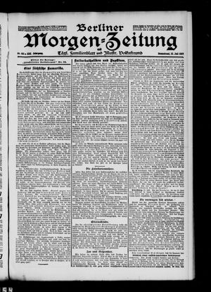 Berliner Morgen-Zeitung vom 13.07.1907