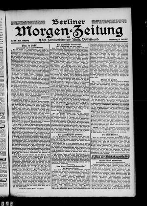 Berliner Morgen-Zeitung vom 18.07.1907