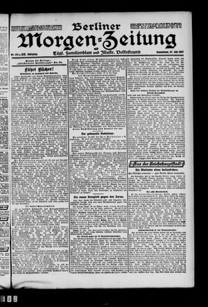 Berliner Morgen-Zeitung vom 27.07.1907