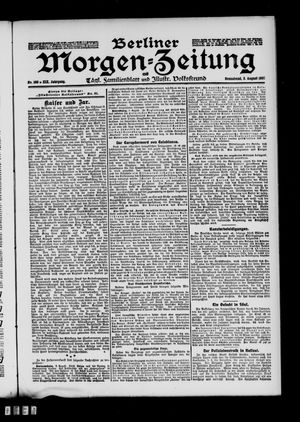 Berliner Morgen-Zeitung on Aug 3, 1907