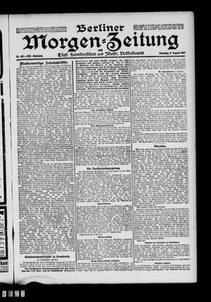 Berliner Morgen-Zeitung vom 06.08.1907