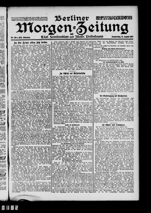 Berliner Morgen-Zeitung vom 15.08.1907