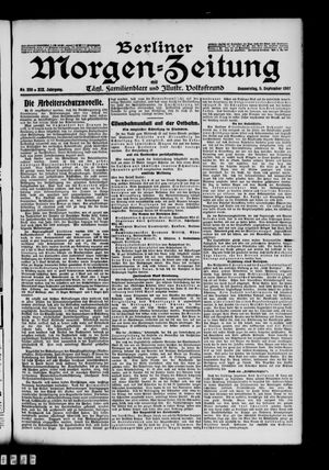 Berliner Morgen-Zeitung vom 05.09.1907