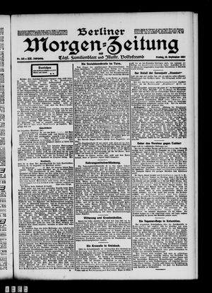 Berliner Morgen-Zeitung vom 13.09.1907