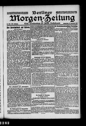 Berliner Morgen-Zeitung vom 19.09.1907