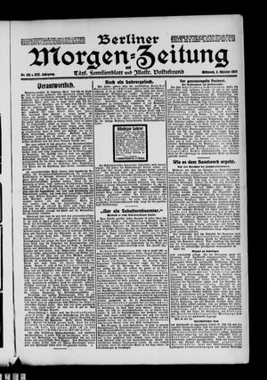 Berliner Morgen-Zeitung on Oct 2, 1907