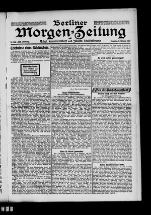 Berliner Morgen-Zeitung vom 06.10.1907