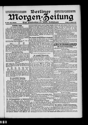 Berliner Morgen-Zeitung vom 11.10.1907