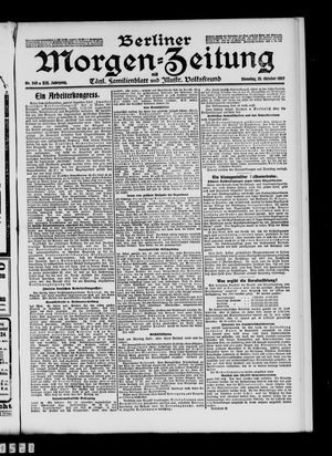 Berliner Morgen-Zeitung vom 22.10.1907
