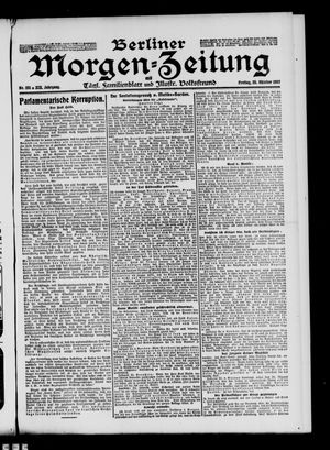Berliner Morgen-Zeitung vom 25.10.1907