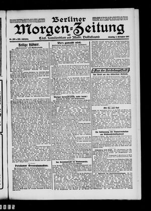 Berliner Morgen-Zeitung vom 05.11.1907