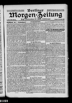 Berliner Morgen-Zeitung on Nov 29, 1907