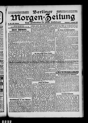 Berliner Morgen-Zeitung vom 07.12.1907