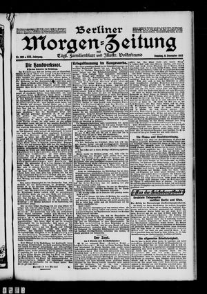 Berliner Morgen-Zeitung vom 08.12.1907