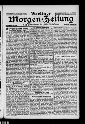 Berliner Morgen-Zeitung vom 17.12.1907