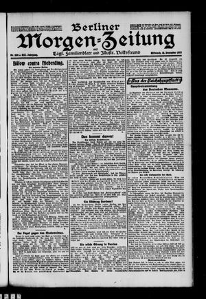 Berliner Morgen-Zeitung vom 18.12.1907