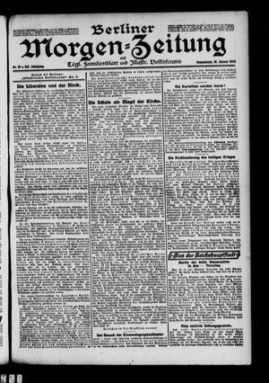 Berliner Morgenzeitung vom 18.01.1908