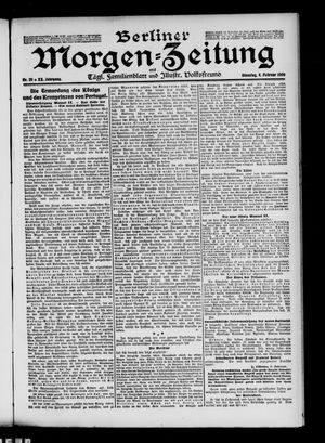 Berliner Morgenzeitung vom 04.02.1908