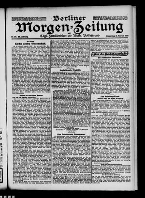 Berliner Morgen-Zeitung vom 13.02.1908
