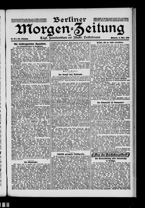 Berliner Morgenzeitung vom 11.03.1908