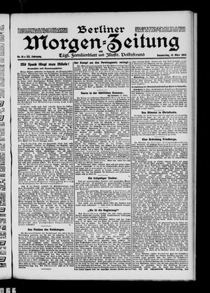 Berliner Morgenzeitung vom 12.03.1908