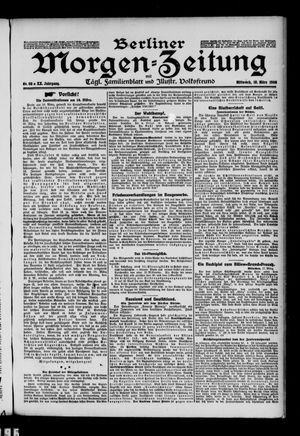 Berliner Morgenzeitung vom 18.03.1908