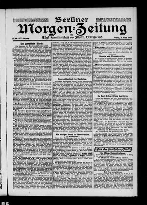 Berliner Morgenzeitung vom 20.03.1908