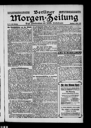 Berliner Morgenzeitung vom 31.03.1908