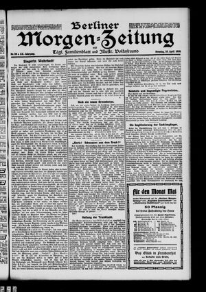 Berliner Morgen-Zeitung vom 26.04.1908
