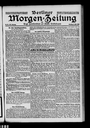 Berliner Morgen-Zeitung vom 12.05.1908