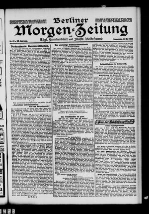 Berliner Morgen-Zeitung vom 21.05.1908