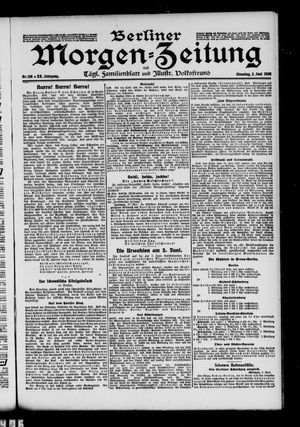 Berliner Morgen-Zeitung vom 02.06.1908