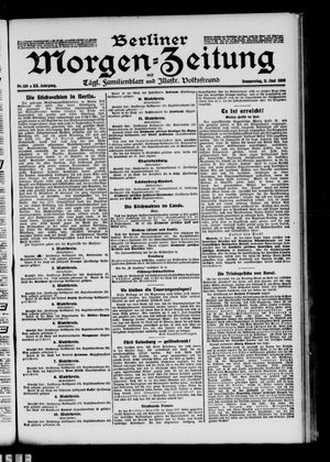 Berliner Morgen-Zeitung vom 11.06.1908