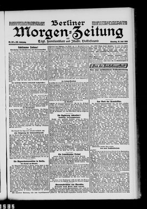 Berliner Morgen-Zeitung vom 16.06.1908