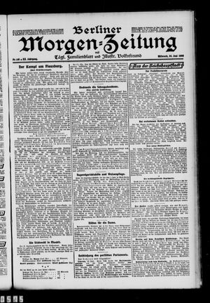 Berliner Morgen-Zeitung vom 24.06.1908
