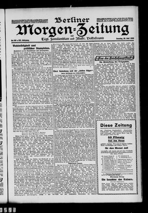 Berliner Morgen-Zeitung vom 28.06.1908